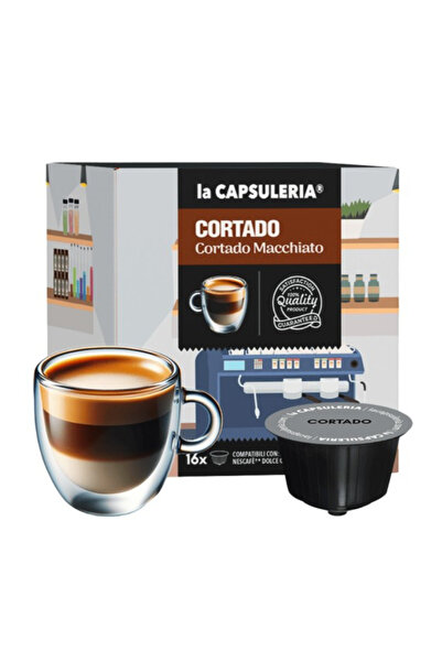 La Capsuleria Cortado, 16 capsule compatibile Dolce Gusto, La Capsuleria