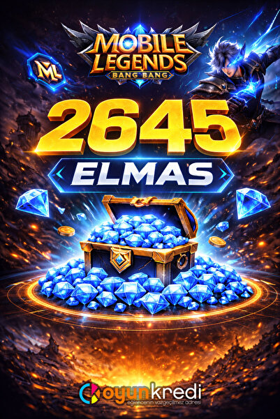oyunkredi Mobile Legends 2645 Elmas TR