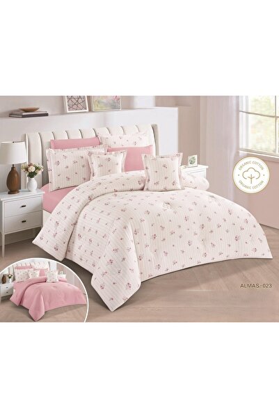 Red Rose مفرش نفرين مصنوع من القطن 100% لمن يبحث عن الراحه بالنوم 230×250