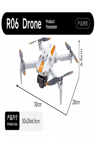 Time&Tech R06 DRONE 360 ROLL GPRS Lİ ÇİFT BATARYALI EKRANLI KUMANDA KULAKLIK ...