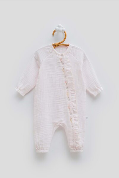 Caramell ONLY FLOWERS FIRFIR DETAYLI MÜSLİN TULUM Pembe