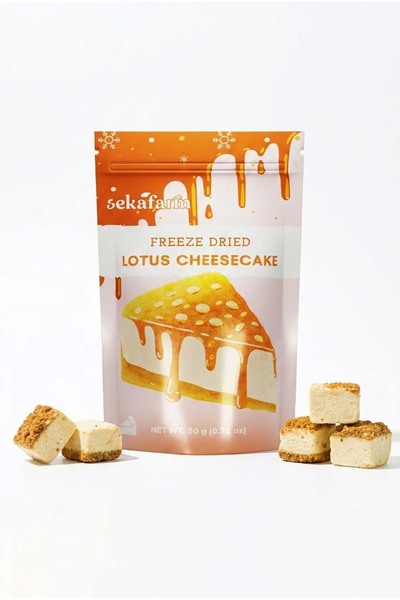 sekafarm Dondurularak Kurutulmuş Lotus Cheesecake 50 Gr , Freeze-Dry Lotus Ch...