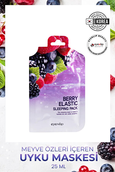 Eyenlip Beauty Berry Elastic Sleeping Pack Meyve Özlü Uyku Maskesi 25 gr