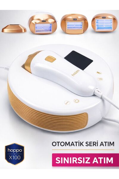 hoppo X100 Ipl Buz Lazer Epilasyon Cihazı Sınırsız Atım 10 Kademe Ultra Güçlü