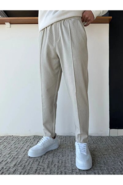 Beylerce Ραμμένο παντελόνι βάφλας