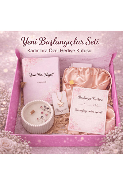 MagicPink Yeni Bir Niyet Hediye Kutusu (Kolye Hediyeli)
