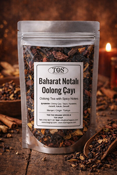 TOS The Organic Spices 40 جرام شاي ماسالا أولونج - توابل ملاحظة، توابل ملاحظة...
