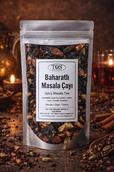 TOS The Organic Spices 1. شاي ماسالا حار عالي الجودة - 40 جرام