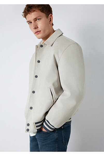 Mavi Gray Faux Suede Jacket Loose Fit / Relaxed Fit 0110767-70075