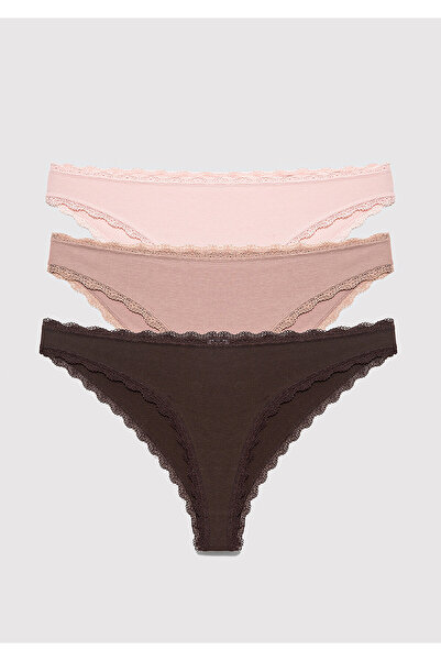 Mavi 3lü Brazilian Külot 1914123-17865