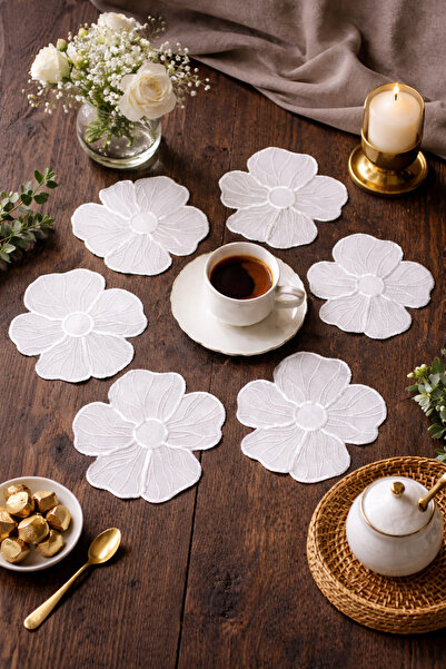 Nakıs bahcesi 6 Adet Kahve Yanı Sunum Peçetesi, Kokteyl Peçetesi