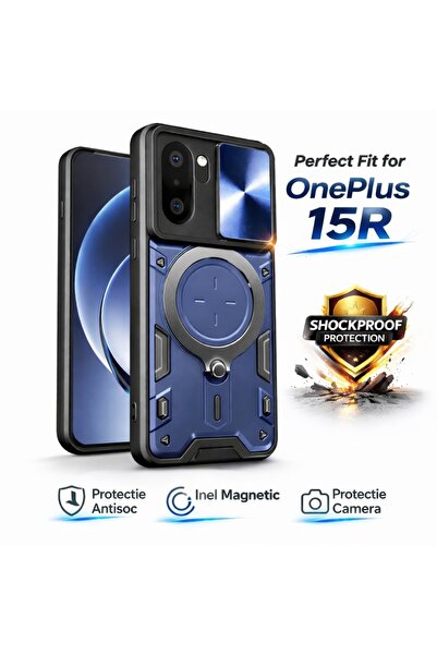 SKYDDAR INNOVATION Husă pentru OnePlus 15R, CamGuard Pro, inel magnetic, prot...