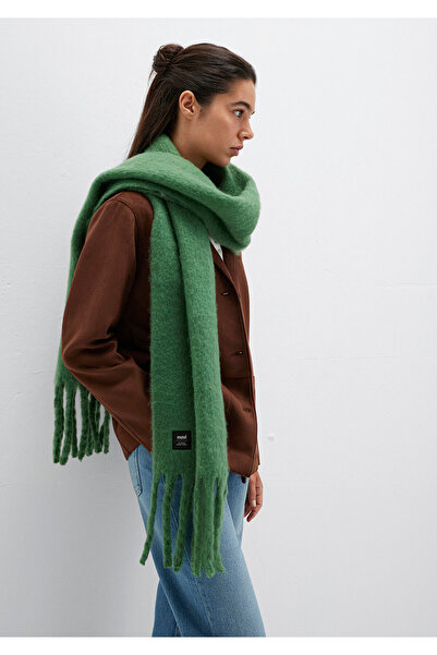 Mavi Tasseled Green Scarf 1912844-19133