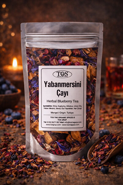 TOS The Organic Spices Bitkisel Yabanmersini Çayı 40 gr (1. Kalite) Herbal Bl...