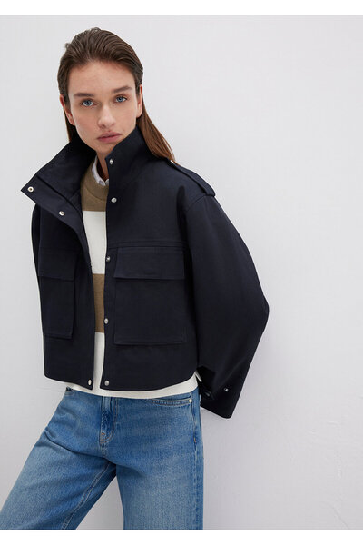 Mavi Oversize Lacivert Kadın Ceket M1110708-70497