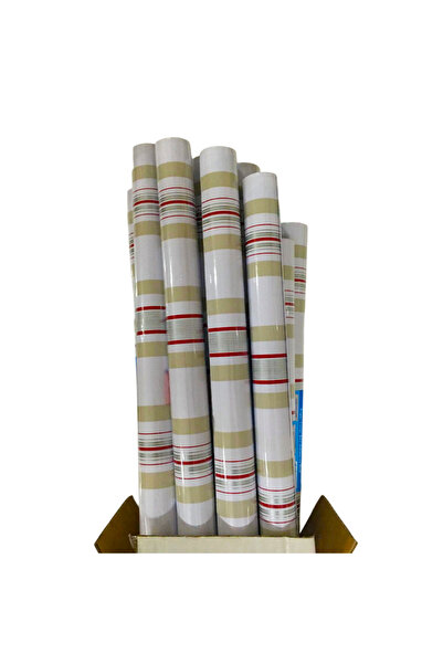 Bigpoint Adhesive Foil 2m Striped Pattern No:101 X 12 Rolls