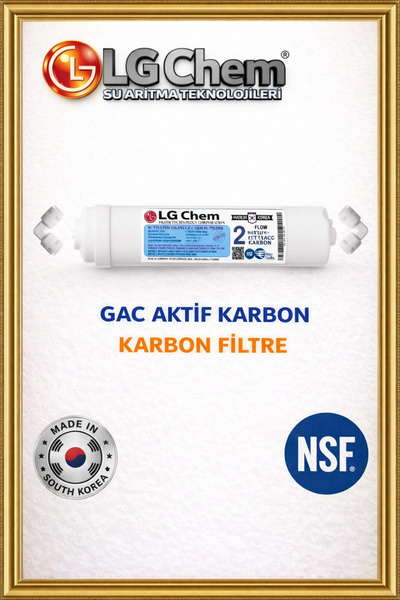 LG Chem 2 Nolu Inline Quick Gac Karbon Filitre Kapalı Kasa Su Arıtma Cihazlar...