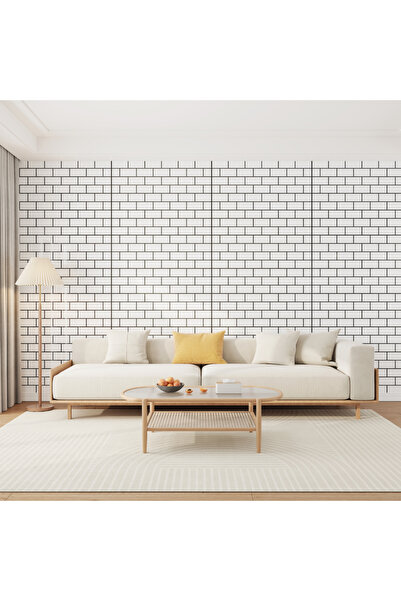 Bigpoint Adhesive Countertop Covering Foil 30X60Cm White 6 Pack X 12 Packs