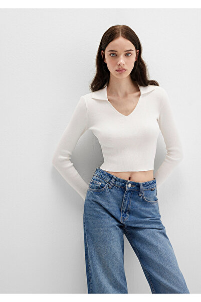 Mavi Ecru Knitwear Polo 1710802-70057