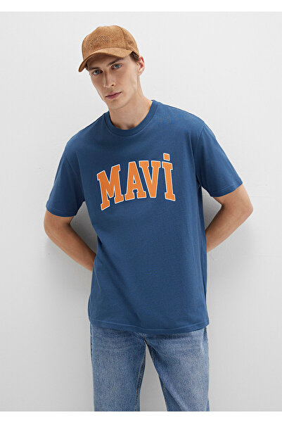 Mavi T-Shirt mit Logo-Print, lockere Passform / bequemer Schnitt 0611711-90609