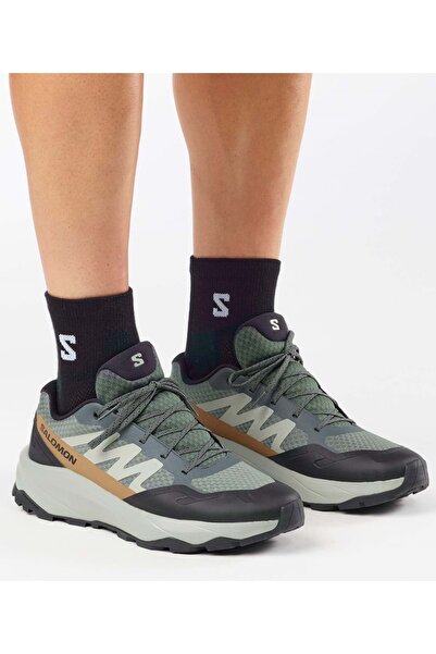 Kids Club Shoes سالومون أوتسكيب L49152 حذاء رياضي للجنسين كاكي