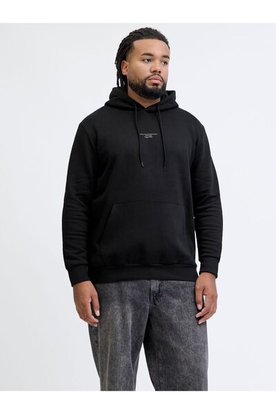 Jack & Jones Plus Kapuzenpullover Plus Size Gedruckt Kapuzenpullover