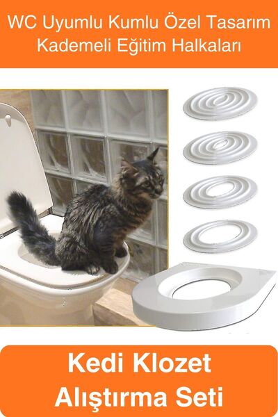 Svein #Kedi Kedi Klozet Alıştırma Seti WC Uyumlu Kum Kabı Tuvalet Eğitim Apar...