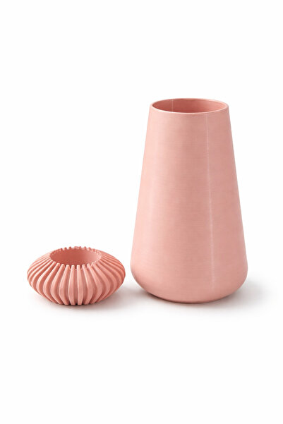 ŞİRİN HOME DEKOR Yavru Ağzı Minimal Vazo & Mumluk İkili Set – Modern Dekoratif