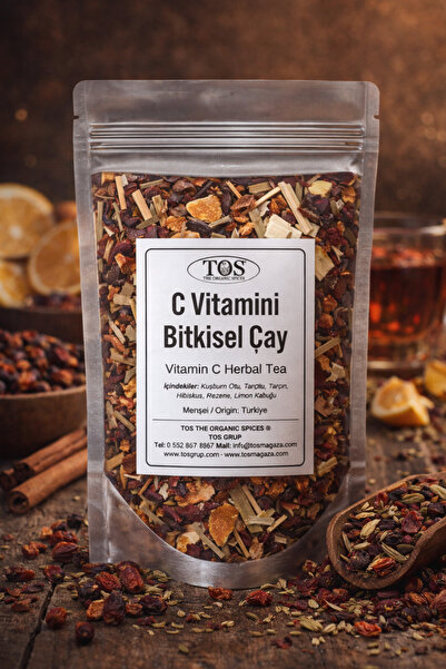 TOS The Organic Spices شاي أعشاب صحي بفيتامين C - 40 جم (1. الجودة) شاي الأعش...