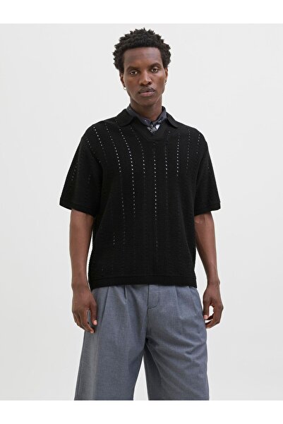 Jack & Jones Gestricktes Polo Einfarbig Gestricktes Polo
