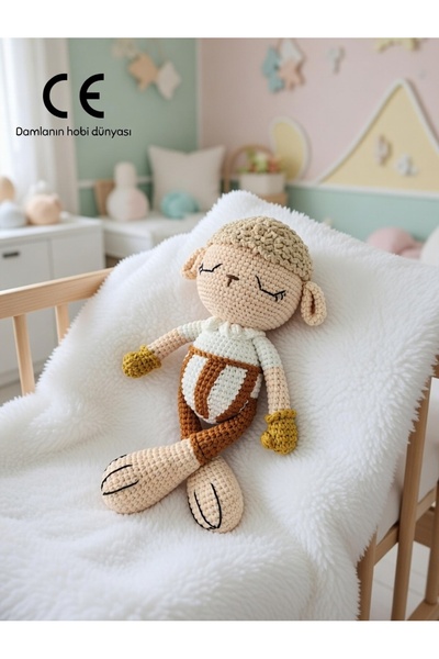 Damla Amigurumi Uykucu Timmy Kuzu