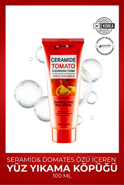 Eyenlip Beauty Seramid Içeren Domates Özlü Canlandırıcı Temizleme Köpüğü 100 Ml