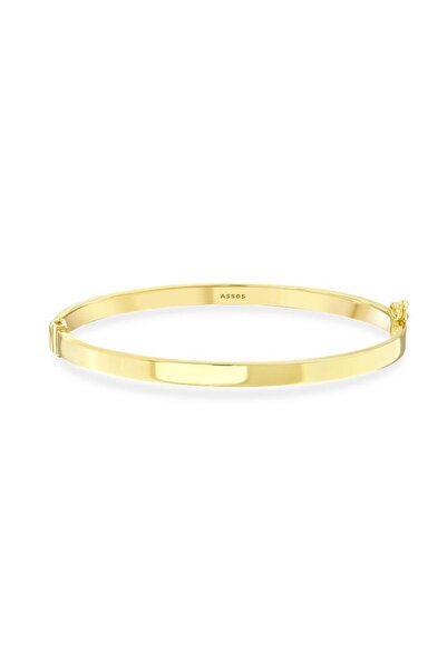 Assos Pırlanta Altın Kelepçe Bilezik - 14K