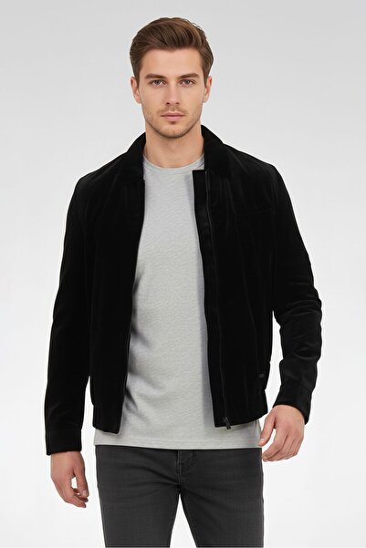 Hugo by Hugo Boss Men Solid Soft Shell Jacket , Black
