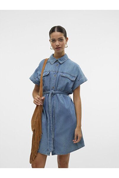 Vero Moda Jeanskleid VMNOTUS Kurzes Kleid