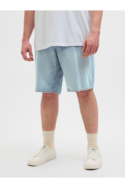 Jack & Jones Plus Jeans-Shorts Plus Size Loose Fit Jeans-Shorts