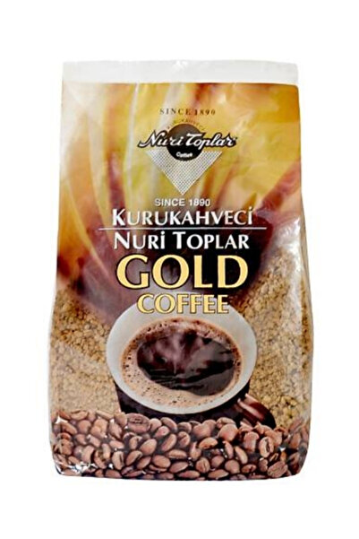 kurukahveci nuri toplar قهوة ذهبية 100 جرام4 قطع (مقياس خشبي مع ملعقة هدية)