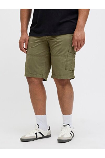 Jack & Jones Plus Cargo Shorts Plus Size Relaxed Fit Cargo Shorts
