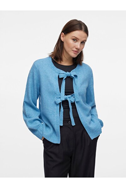 VILA Strickoberteil VIELLIE Vorn gebundene