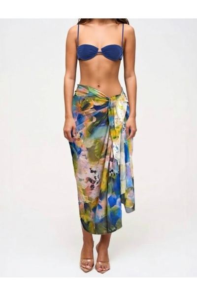 quella atelier Colorful Patterned Pareo