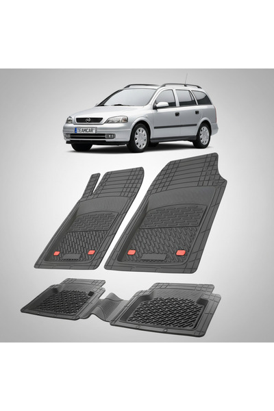TEAMCAR Covorașe auto compatibile cu Opel Astra G Combi 1998-2009 |   Negru