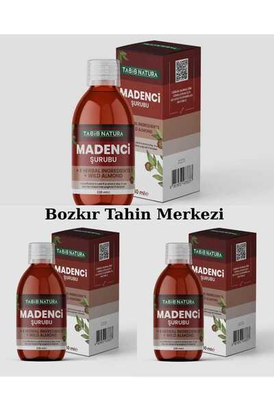Tabib Lokman Tabib Natura Bozkır Tahin Merkezi Madenci Şurubu 230 ml x 3 Adet...