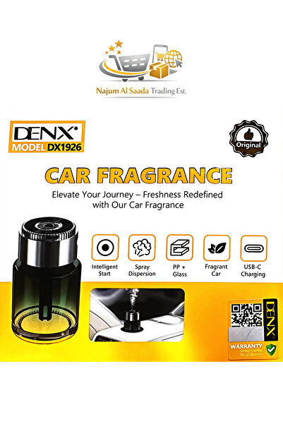 Generic معطر سيارة دينكس، معطر جو أوتوماتيكي للسيارة قابل لإعادة الشحن عبر من...