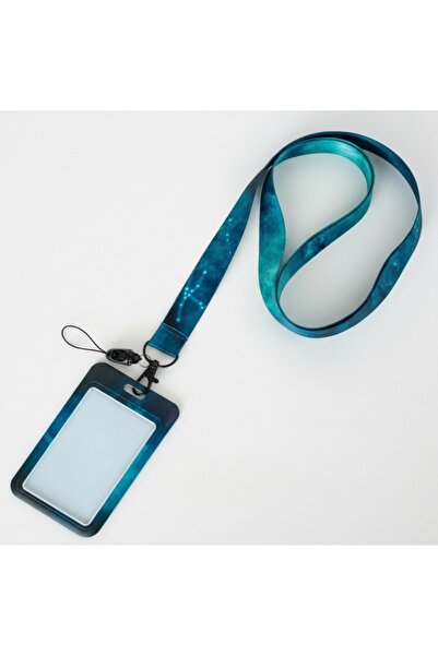 SyaMAG Snur turcoaz, tip breloc pentru chei, include ecuson pentru legitimati...