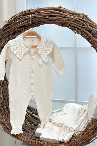 Naka Concept كريم نيبرلاند المخرم - مجموعة خروج الطفلة من المستشفى مصنوعة من ...