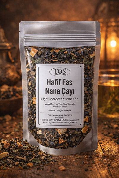 TOS The Organic Spices Hafif Fas Nane Çayı 40 gr (1. Kalite) Gentle Moroccan ...