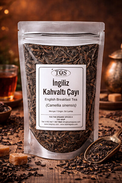 TOS The Organic Spices İngiliz Kahvaltı Çayı 500 gr (1. Kalite) English Break...