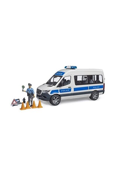 Bruder MB Sprinter Polis Minibüsü, Sürücüsü ve Aksesuarları BR02683
