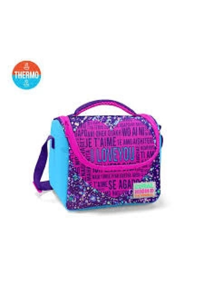 Coral High Dečji roze ljubičasti srce Sa deznom Thermo Nutrition Torba kom 11740