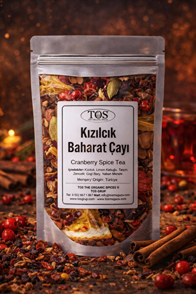 TOS The Organic Spices 100 جرام شاي توابل التوت البري - شاي توابل التوت البري...